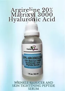 20% ARGIRELINE, 10% Mayrixyl 3000, 100% HYALURONIC ACID SKIN TIGHTENING SERUM - Picture 1 of 9