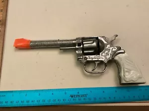 Vintage Kilgore Roy Roger 1955-60 Ära. Nickel Finish 6 Shooter - funktionstüchtig - Bild 1 von 18