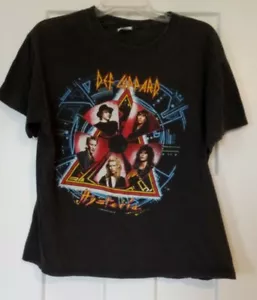 Def Leppard Hysteria 1988 Concert t Shirt Vintage hair band rock one owner - Picture 1 of 6