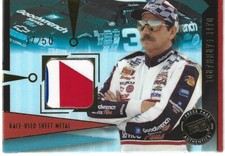 2002 Press Pass Authentics Dale Earnhardt Race-Used Sheet Metal Card 17/50