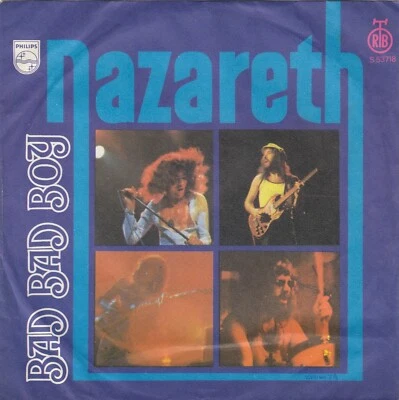 NAZARETH BAD BAD BOY / RAZAMANAZ UNIQUE LABEL 1973 RECORD YUGOSLAVIA 7" PS - Image 1 of 4