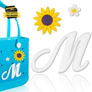 3 Piezas Dijes de Letras para Bolsa Bogg Clips Insertar Bolsa Bogg Accesorios Dije Decoración - Imagen 1 de 7