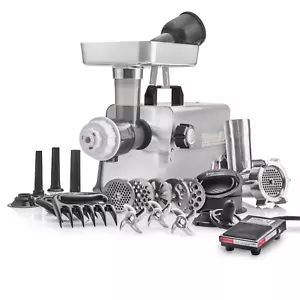 STX Intl Turboforce 3500 HD Heavy Duty Meat Grinder w/ Foot Pedal, Juicer & More - Picture 1 of 9