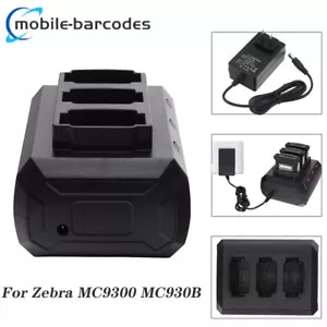 NEW 3-Slot Battery Charging Cradle Replacement For Zebra MC9300 MC930B Charger - Picture 1 of 7
