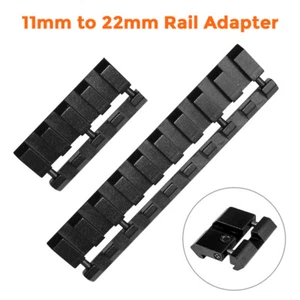 1/4/9 Slots 11mm to 22mm Snap-in Rail Adapter Dovetail to Picatinny/wea... Rail - Picture 1 of 11