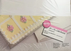 Wilton Cake Boards 13 x 19 Inches Rectangle Pk of 6 Part 2104-552 - Picture 1 of 8