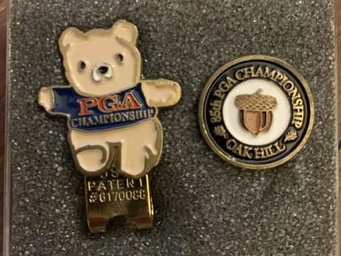 85th PGA Championship Bear Pack Hat Clip with Magnetic Ballmarker Cover