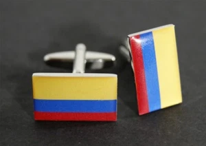 Manschettenknöpfe Flagge Kolumbien - 18 x 12 mm - Picture 1 of 1