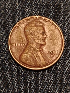 1951 / 1951 D Wheat Penny No Mint  Mark Error Priced For Quick Sell  - Picture 1 of 4