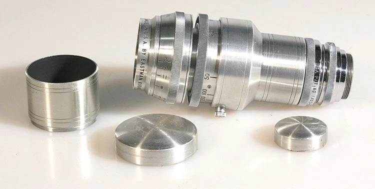 TELEOBJETIVO KKODAK CINE ANASTIGMAT 152MM F 4.5 S MONTURA OBJETIVO, BUENO PARA MICRO 4/3RDS Foto 1 de 1