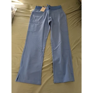 Mandala Women's 9 Pocket Cargo Pants Ceil Blue- Size L - Foto 1 di 7
