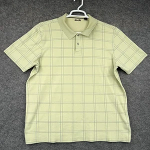 Tasso Elba Poloshirt Herren XL Gelb Fensterscheibe Baumwolle Kurzarm Golf Freizeit - Bild 1 von 9