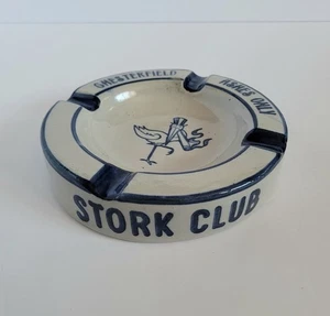 Vintage Stork Club NYC New York Celebrity Nachtclub Chesterfield Asche Aschenbecher - Bild 1 von 9
