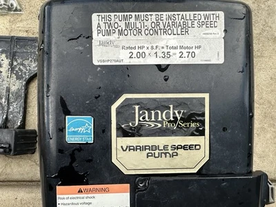 Jandy 2.7 HP  VS Epump Motor Assembly Including Diffuser Impeller And Back Plate - Image 1 of 4