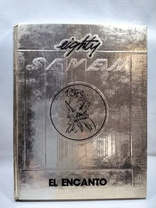 Eighty Seven El Encanto Yearbook 1987 West Las Vegas High School Inscriptions - Imagen 1 de 5