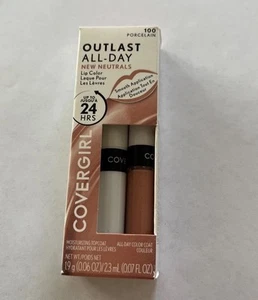 CoverGirl Outlast All Day Lippenfarbe mit Decklack # 100 - Porzellan Neu im Karton - Bild 1 von 3