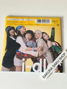 i-dle Japan 1st EP i-dle Poster Ver. CD+PhotoCard logo sticker WPCL-13710 - Picture 1 of 15