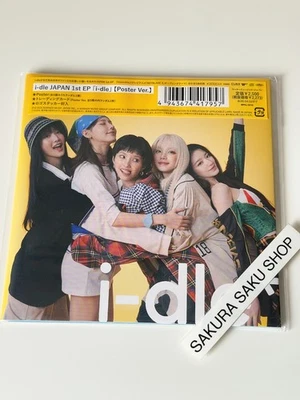 i-dle Japan 1st EP i-dle Poster Ver. CD+PhotoCard logo sticker WPCL-13710 - Image 1 of 4