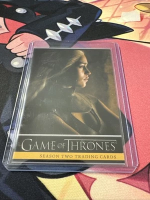 GAME OF THRONES SEASON 2 PROMO CARD P1 Emilia Clarke  2013 RITTENHOUSE - Image 1 of 2