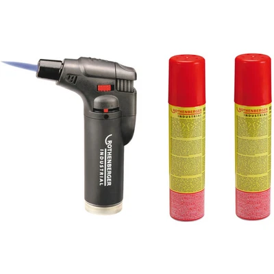 ROTHENBERGER Industrial Universal Gasbrenner inkl. 2x Rofill Super 100 ml - 1500 - Bild 1 von 2