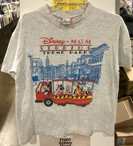 RARE VINTAGE Disney MGM Studios Theme Park S/M Short Sleeve Graphic Tee - Picture 1 of 6
