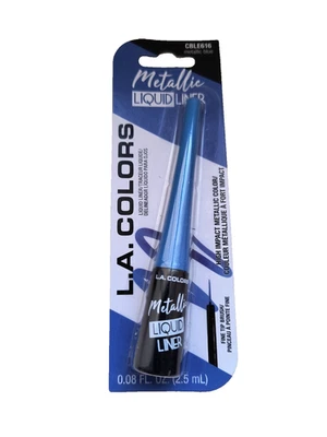 LA Colors Metallic Liquid Liner -  Metallic Blue. CBLE616 NEW  - Image 1 of 2
