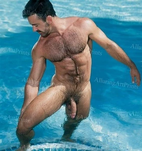 Impresión fotográfica modelo masculino desnudo de colección guapo trozo frontal muscular -TT1180 - Imagen 1 de 1
