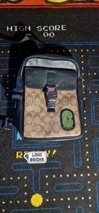 Track Pack in Signature Canvas mit Coach Patch Umhängetasche Bauchtasche LOooOk! - Bild 1 von 9