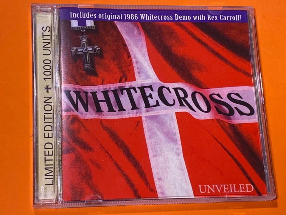 Whitecross -Unveiled -CD -Limited To 1000 Units 2005 Reissue Christian Metal OOP - Image 1 of 1