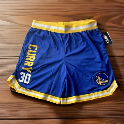 Pantalones Cortos Stephen Curry #30 Golden State Warriors Baloncesto NBA UNK Para Hombres XL Azul Foto 1 de 4