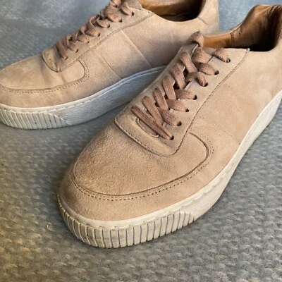 Whistles Pink Leather Suede Platform Sneakers Trainers Lace Up EU 37 UK 4 VGC - Image 1 of 4