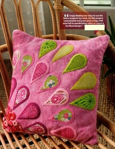 Petal Pillow Quilt Pattern Pieced/Applique KB - Picture 1 of 1