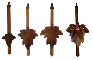 German Cuckoo Clock Maple Leaf Pendulum Choose from 4 styles Read Description - Picture 1 of 5