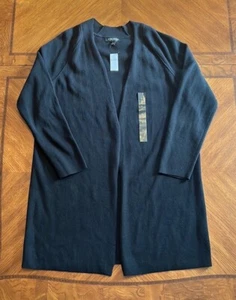 Banana Republic Black Open Front Cardigan Sweater NWT - Picture 1 of 10