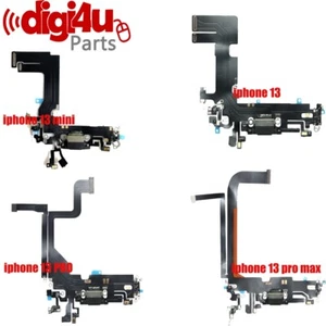 Original iPhone 13/Pro 13 Pro Max Charging Port Connector Flex Cable Replacement - Picture 1 of 8