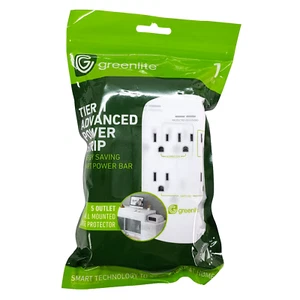 Greenlite Tier 1 Advanced Power Strip Wall Mount Smart Surge Protector - Picture 1 of 2