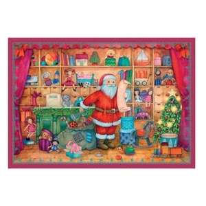 Father Christmas List Richard Sellmer Advent Calendar 297x210 mm with glitter - Picture 1 of 1