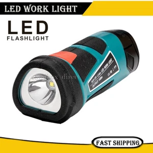 Portable Flashlight LED Work Light For Makita 12V Max Li-Ion Battery BL1014 - Picture 1 of 12