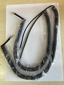2 x Replacement phone Handset Coiled Curly Cord for Polycom Conference Phones - Picture 1 of 1