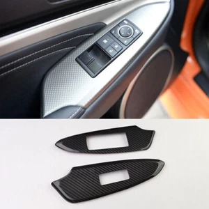 Carbon Fiber Window Switch Panel Frame Trim For Lexus RC200t RC300 RC350 RC F - Picture 1 of 10