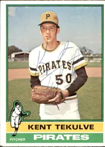 Kent Tekulve handsigniert 1976 TOPPS Karte #112 Pittsburgh Pirates 183480 - Bild 1 von 2