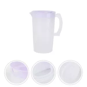 Jarra de agua con tapa jarra de agua de plástico hervidor de agua fría - Imagen 1 de 12