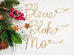 Personalised with name Christmas tree decorations/Personalised Bauble - Picture 1 of 4