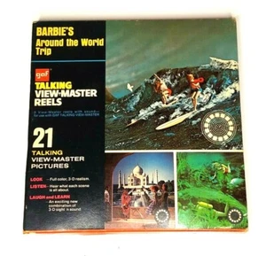 GAF Talking View Master Reels Barbie's Around the World Trip Complete 1965 - Picture 1 of 3