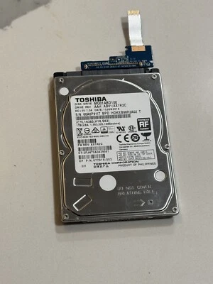 TOSHIBA 1TB Hard Drive MQ01ABD100V 5400RPM SATA 3.0Gb/s 2.5" Internal Notebook - Image 1 of 2