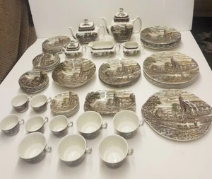 Juego de té de cerámica para 5 personas The Post House de Wood And Sons - Imagen 1 de 12