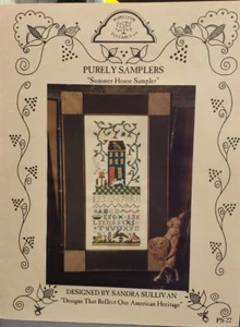 Homespun Elegance Counted Cross Stitch SUMMER HOUSE SAMPLER Purely Samplers - Imagen 1 de 3