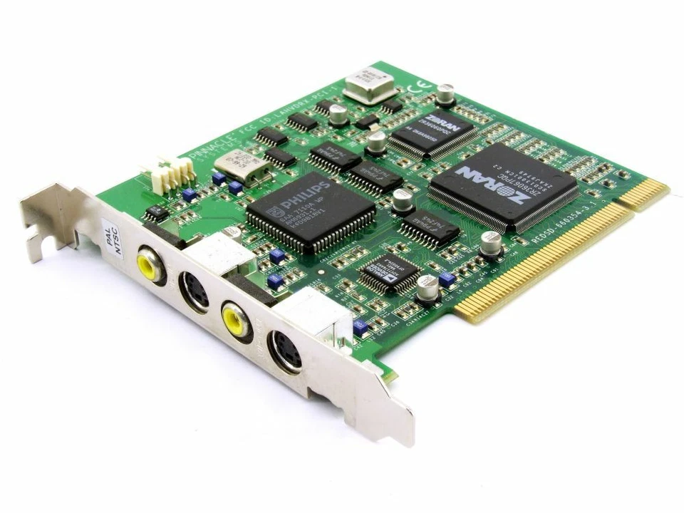Pinnacle Systems Miro LAHVDRX-PCI-1 REDSD-660354-3.1 S-VIDEO-IN/Fuori Capture - Immagine 1 di 1