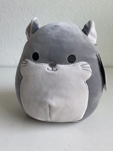 Squishmallow Camilo The Chinchilla 8” Kellytoy Peluche Suave NUEVO - Imagen 1 de 12