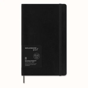 Moleskine Smart Notebook, Large, Ruled, Black, Soft Cover (5 x 8.25) - Bild 1 von 11